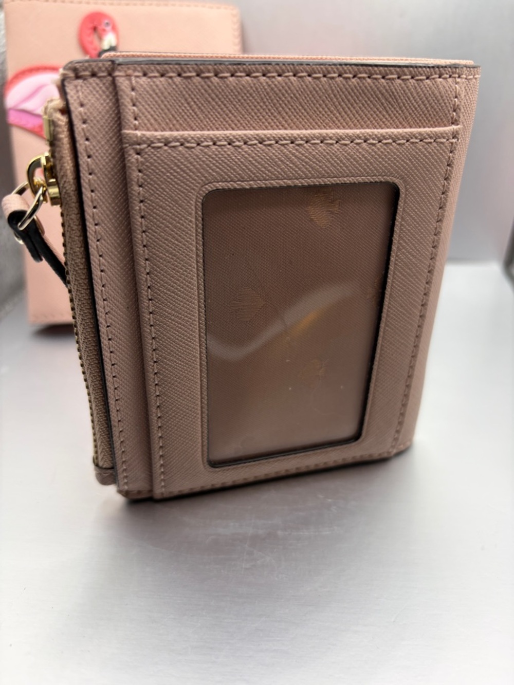 Kate Spade lot of two. Passport holder (new) and bifold wallet (like new) - Picture 3 of 11